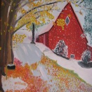 Early Snow in Vermont