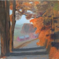 Farm in Morning Mist