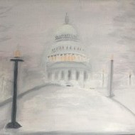 Capitol in Wintry Mist Capitol in Wintry Mist