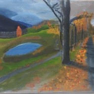 Autumn Road in Vermont